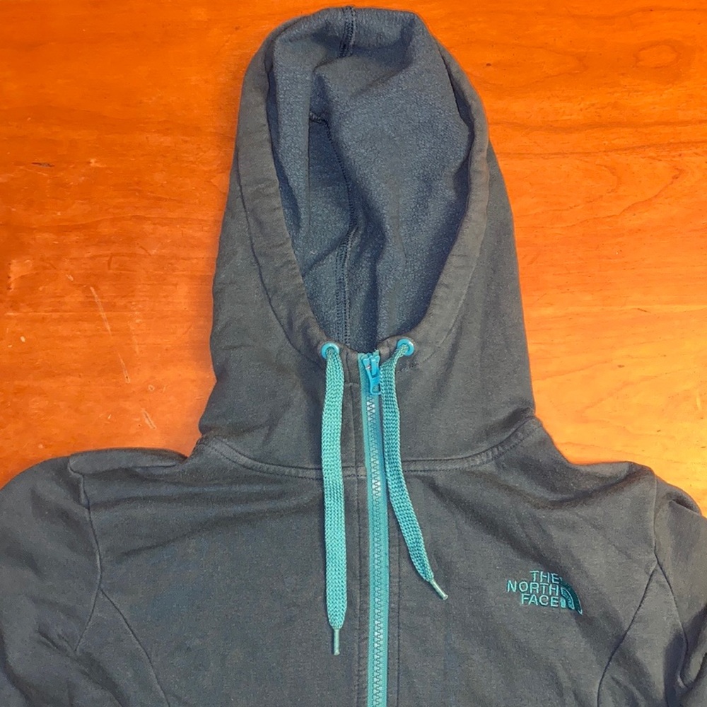 The North Face zip up sweatshirt